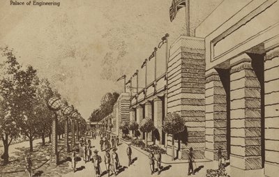 Palace of Engineering, British Empire Exhibition, Wembley by Ernest Coffin
